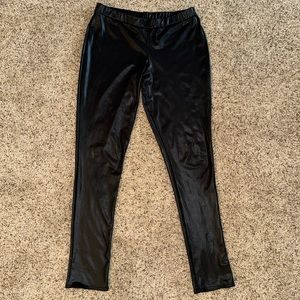 Faux leather leggings